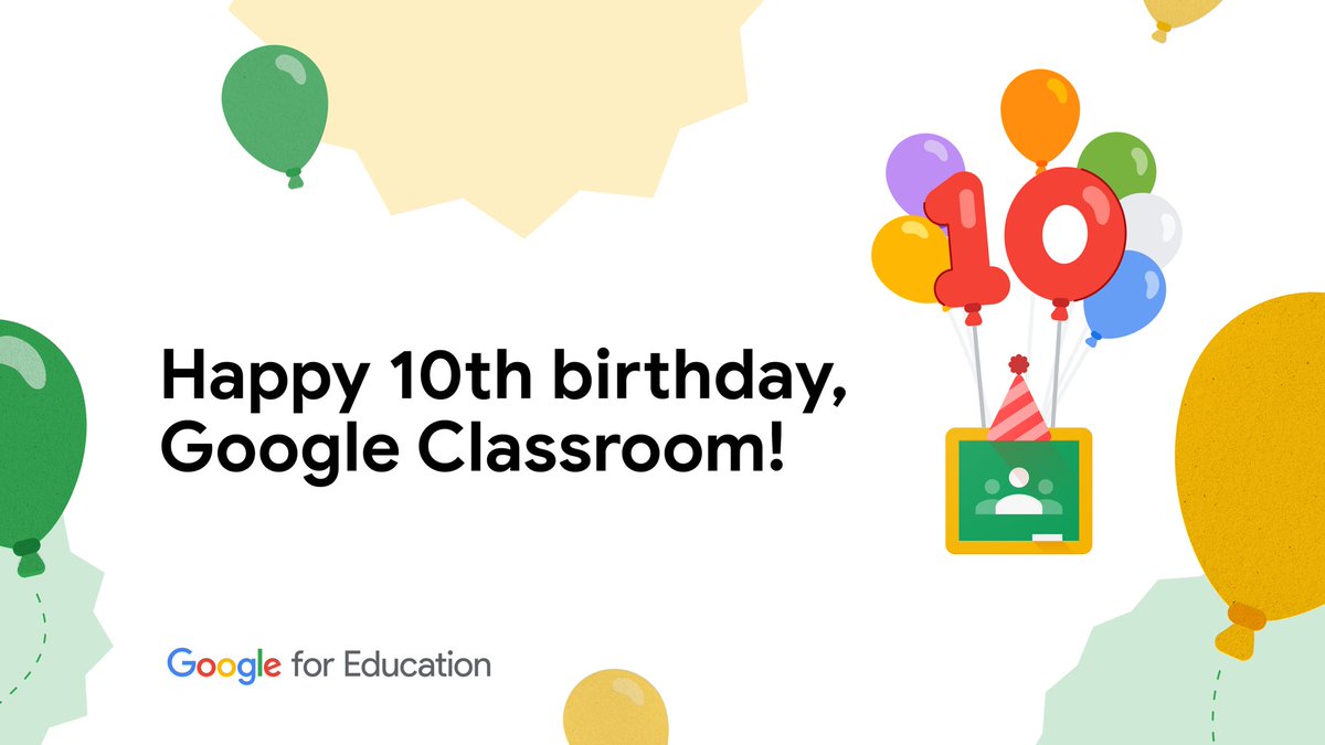 JValanne's tweet photo. Google Classroom 10v! 🎉

Raumalla on Googlen palvelut olleet käytössä koko perusopetuksessa vuodesta 2020, pilotointia tehtiin jo 2019. Monella on päivittäisessä käytössä. 

Käytetäänkö teillä perusopetuksessa Google Classroomia?

#GoogleEdu #10YearsOfClassroom https://t.co/tMZACblCVq