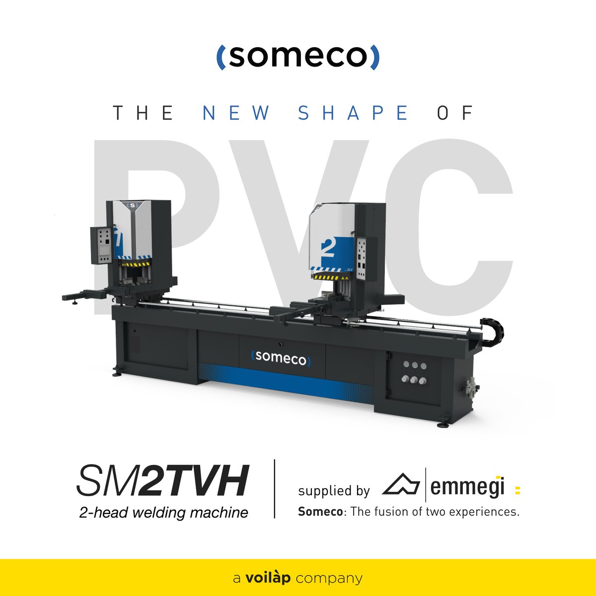 emmegiuk's tweet photo. Automatic in-line welders now available from Someco - via Emmegi (UK)
https://t.co/xkuzXRYQq3
#thenewshapeofpvc https://t.co/u4SSG4du6g