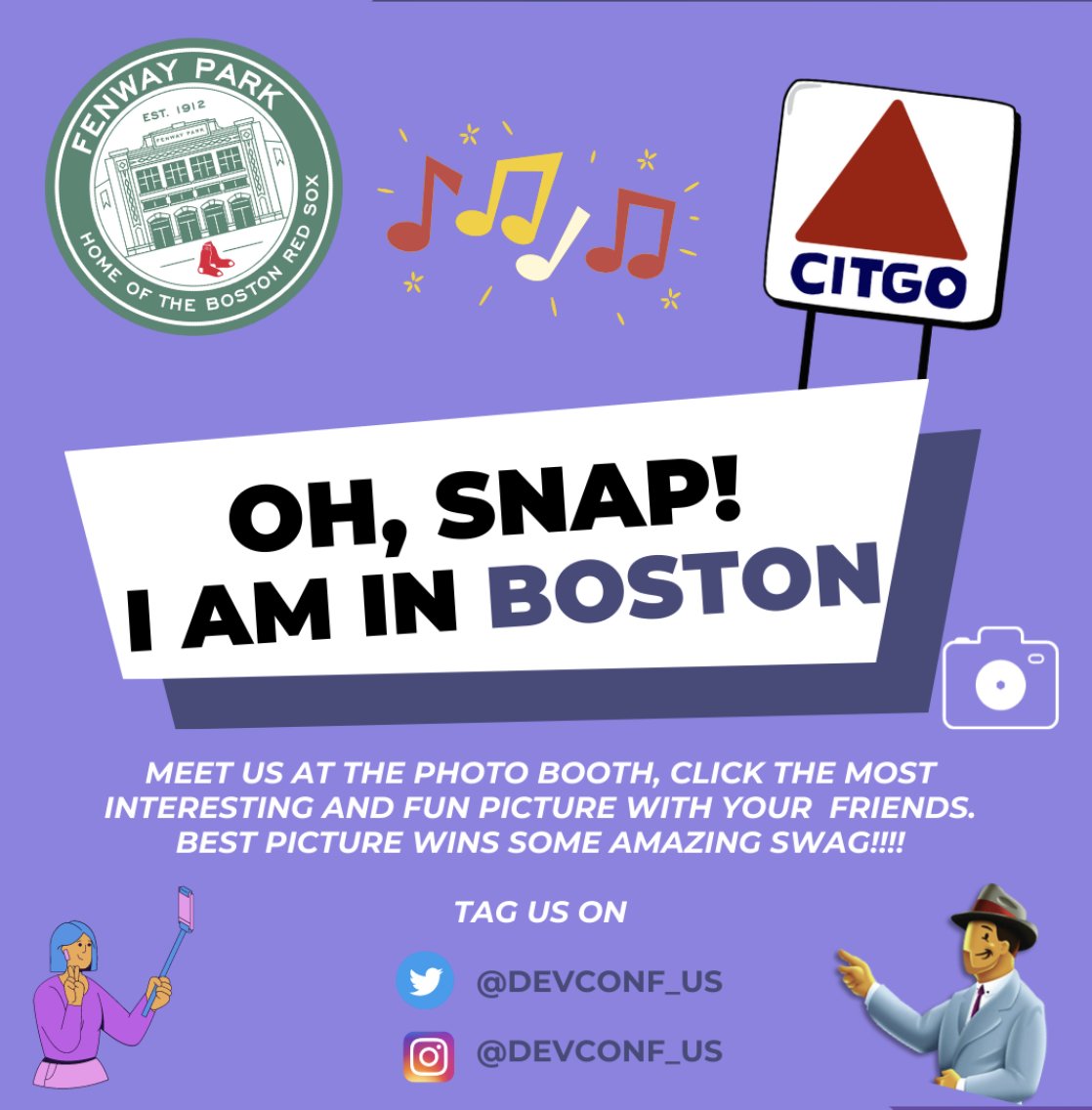 devconf_us's tweet image. OH, SNAP! I’M IN BOSTON! 📸
Meet us at the photo booth to capture the most interesting and fun pictures with your friends. The best picture wins amazing swag! 🎁
Use #devconfphoto24 and don’t forget to tag us!

Instagram: @devconf_us
Twitter: @devconf_us 

#DevConfUS2024 #Boston