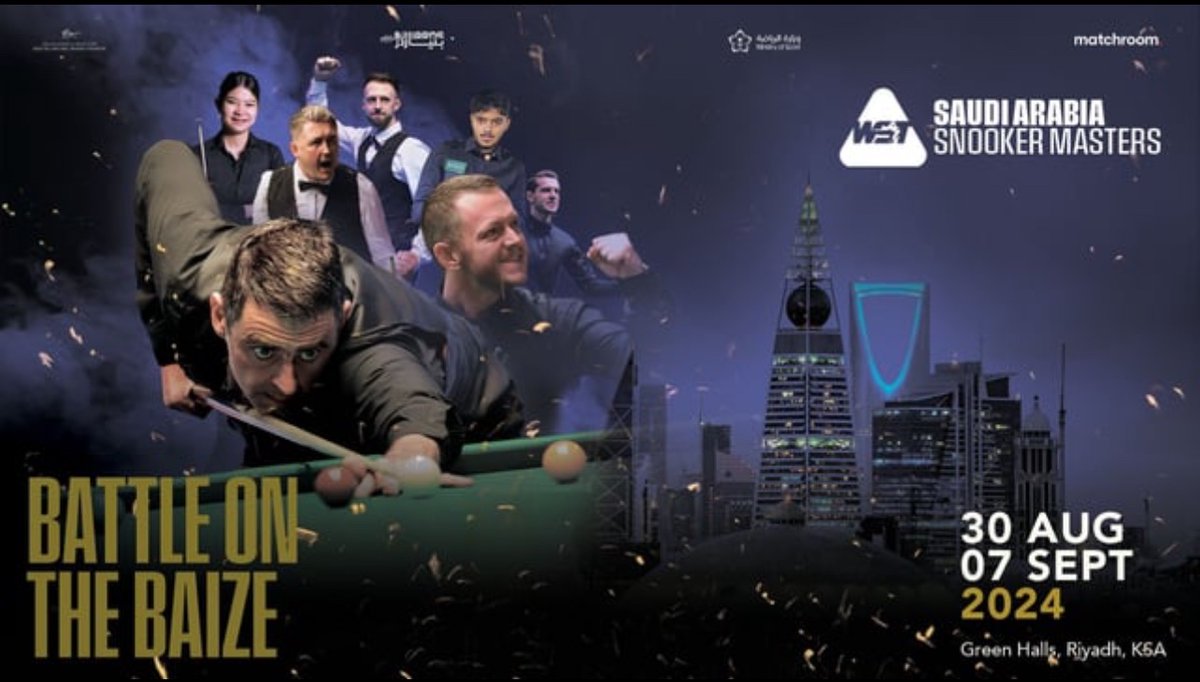 بطولة الماسترز السعودية للسنوكر تتضمن مشاركة 144 من أفضل لاعبي السنوكر حول العالم.

sabq.org/sports/bhnevb8…