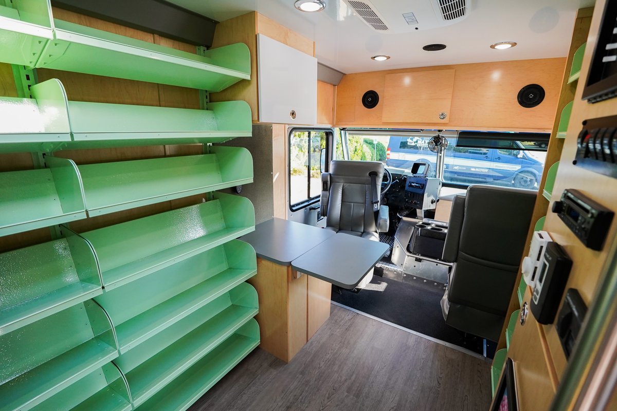 MSVehicles's tweet image. Dive into the magic of reading!! 📚
From the exterior that sparks adventure to the thoughtfully designed interior, the Beaumont Library District’s bookmobile is a journey of wonder and excitement!

#bookmobilejourney #specialtyvehicles