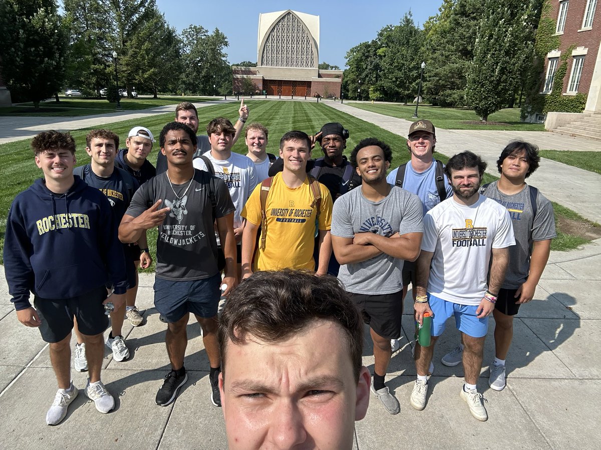 Strong Fam’s finest, Happy Chane, talks about the Interfaith Chapel <a href="/UofRFootball/">Rochester Football</a> <a href="/UrClimb/">TheClimb_UR</a>