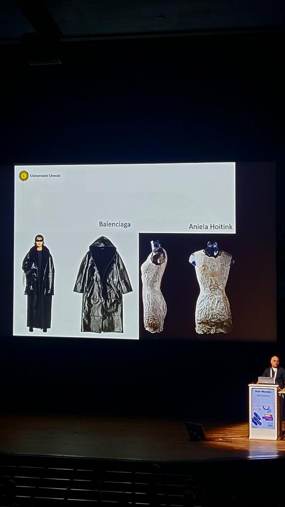 What if in a few years the new trend was to wear clothes made with fungal material? No sewing is needed and no waste is created.

What if houses were built using fungi mycelium, proven to be as strong as stone!

Very interesting talk by Han Wosten here in #IMC12