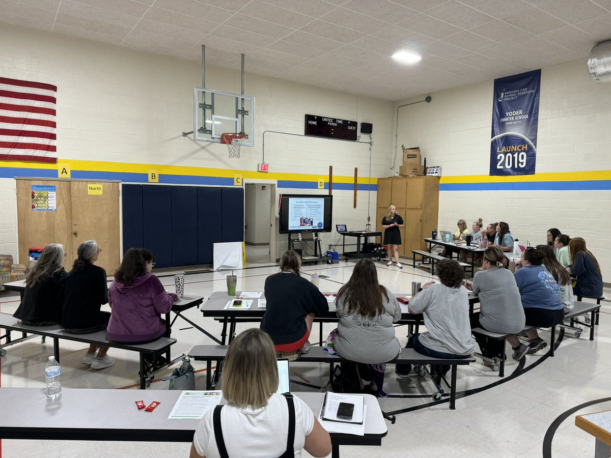 Early childhood team working with TASN to create common expectations. Excited to see our early education opportunities grow for our district. 🖤💛🐾