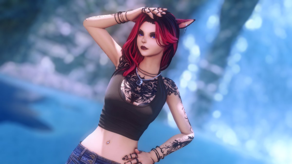 IllieGFFxiv's tweet image. Selfie day has arrived. #FFXIVSelfie #selfieday