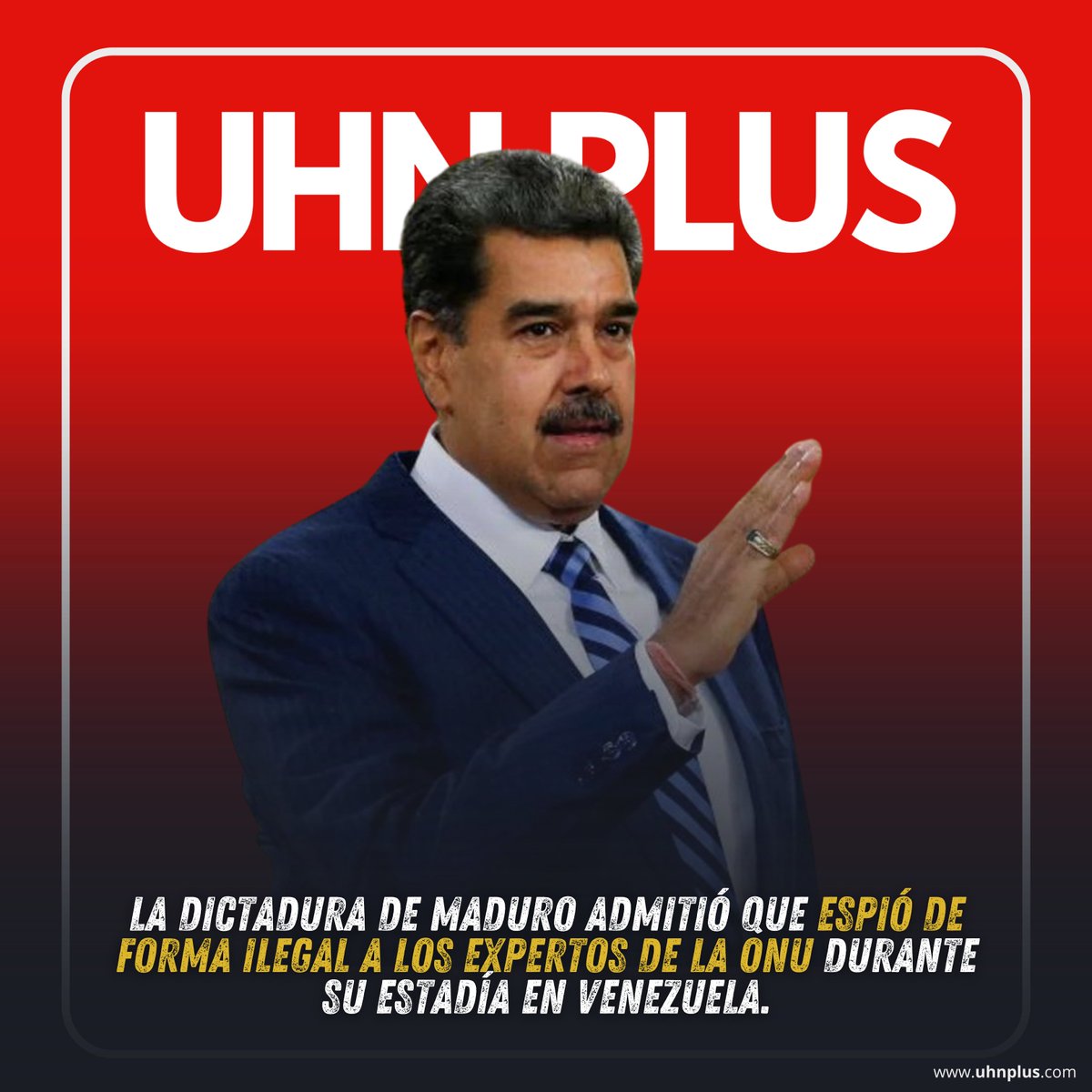 🇻🇪 | ÚLTIMA HORA

La dictadura de Maduro admitió que espió de forma ilegal a los expertos de la ONU durante su estadía en Venezuela.

En un comunicado, el gobierno chavista procura descreditar al Panel de Observadores por haber mantenido presuntos contactos telefónicos con