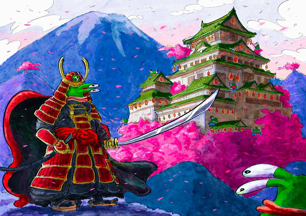 The market is mellow, so let's talk about samurais.

Famous for their resilience, they mastered the art of enduring every challenge with the strength of their will and a passion for the simple things in life.

Learn from them, and one day, you can own this temple too.