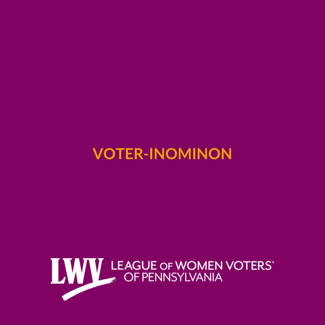 We’re your favorite voter educator’s favorite voter educator! Why? Because we help share crucial nonpartisan election information! So be a voter-inominon today by registering to vote at vote411.org and make your voting plan!