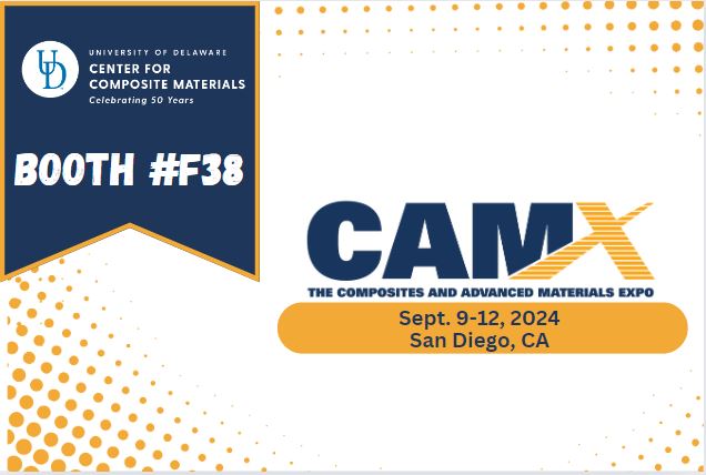 CCM (@udccm) on Twitter photo 🚀 Visit Us at Booth F38 at <a href="/the_CAMX/">CAMX - The Composites and Advanced Materials Expo</a> 2024!
Swing by Booth F38 to connect with our team, explore cutting-edge composite materials, and discover the latest innovations in research and engineering. 🚀 Visit Us at Booth F38 at <a href="/the_CAMX/">CAMX - The Composites and Advanced Materials Expo</a> 2024!
Swing by Booth F38 to connect with our team, explore cutting-edge composite materials, and discover the latest innovations in research and engineering.