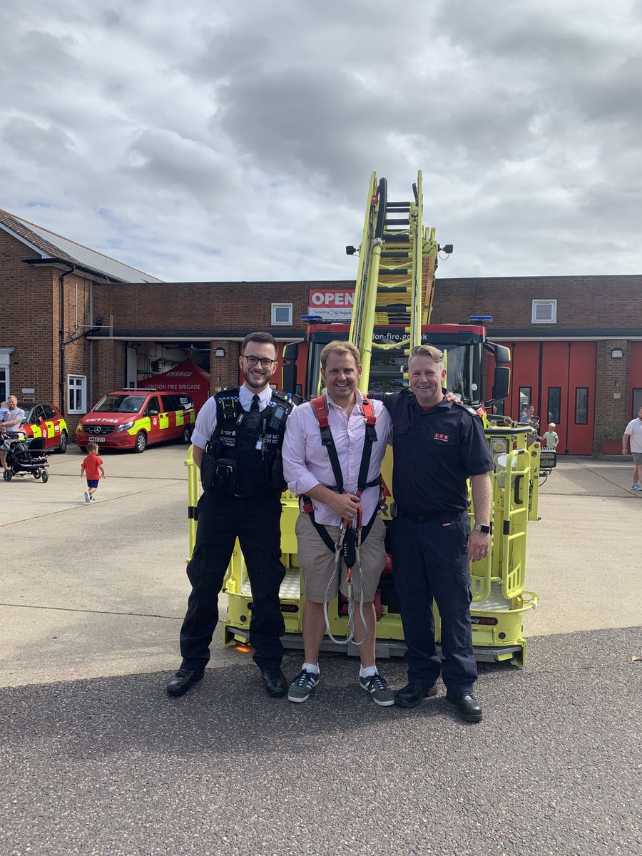 At the weekend the team were invited by <a href="/LFBSutton/">LFB Sutton</a> to take part in the station open day. Lots of smiling faces enjoyed trying the uniform and playing with the buttons in the car. We'd say it was the most popular part of the day but we'd be biased! <a href="/LukeTaylorLD/">Luke Taylor MP</a>