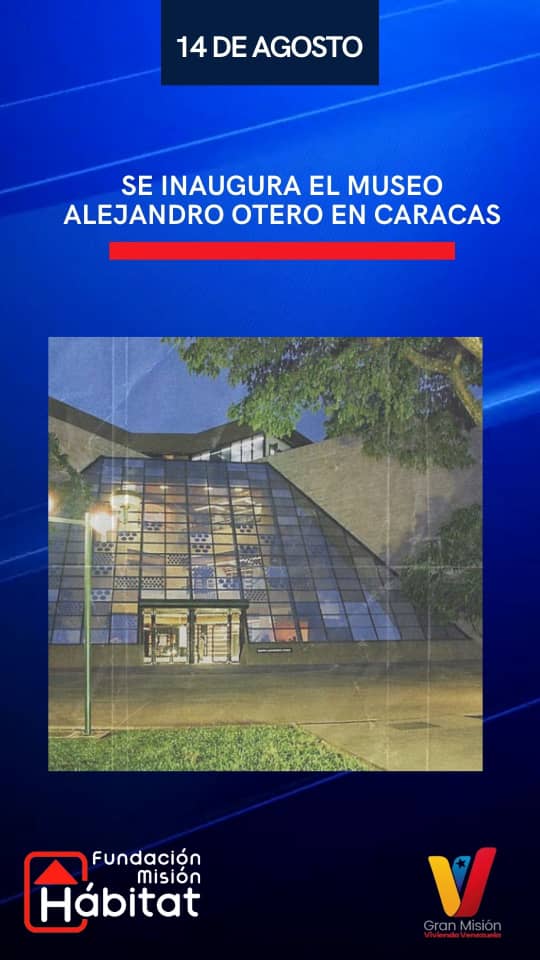 #EfemeFMH || Fue inaugurado el 14 de agosto de 1990, y está dedicado a la memoria de Alejandro Otero un destacado Artista y Escultor Venezolano. En el lugar se ofrecen diferentes exposiciones y conferencias y se explica mediante visitas guiadas la evolución que ha tenido el arte.
