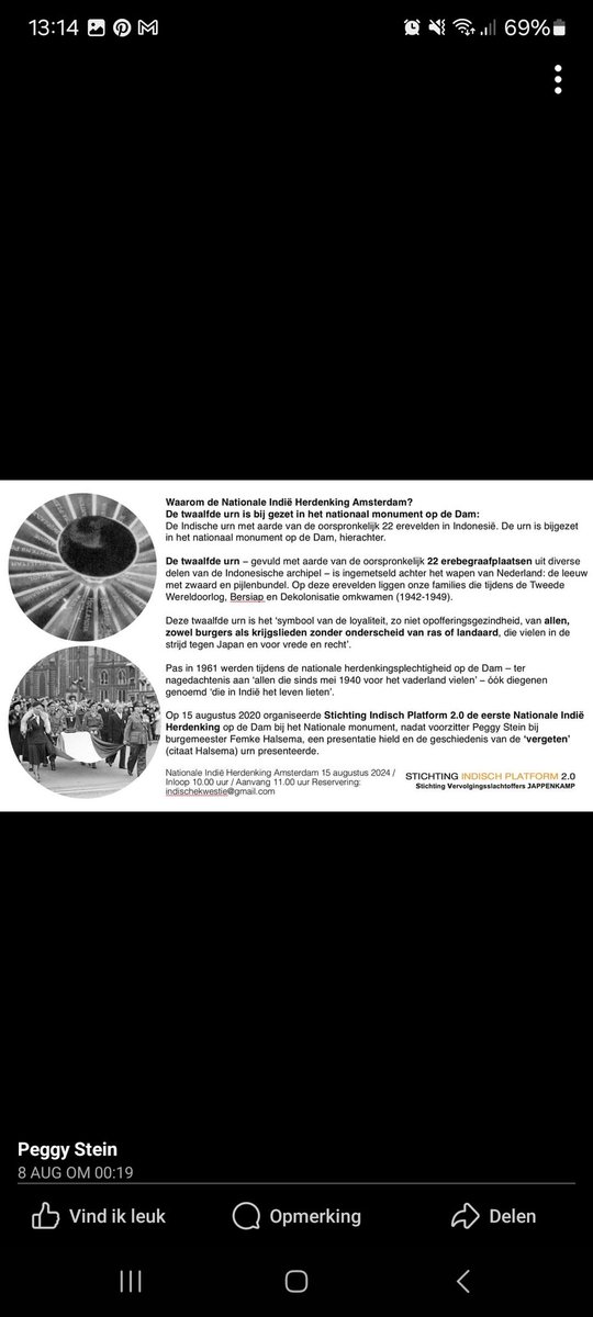 <a href="/jappenkamp/">Stichting Vervolgingsslachtoffers Jappenkamp</a> <a href="/peggystein/">Peggy Stein</a> <a href="/HenkMuller5/">Henk Muller</a> <a href="/parool/">Het Parool</a> <a href="/NOS/">NOS</a> <a href="/ADnl/">AD.nl</a> <a href="/telegraaf/">De Telegraaf</a> <a href="/nrc/">NRC</a> <a href="/trouw/">Trouw</a> <a href="/tubantia/">Tubantia</a> <a href="/AT5/">AT5</a> <a href="/Nieuwsuur/">Nieuwsuur</a> @Comite4en5mei <a href="/volkskrant/">de Volkskrant</a> <a href="/omroepwest/">Omroep West</a> <a href="/geenstijl/">GeenStijl</a> <a href="/WNLVandaag/">WNL Vandaag</a> <a href="/PowNed/">PowNed</a> <a href="/ewmagazinenl/">EW</a> <a href="/koninklijkhuis/">Koninklijk Huis</a>