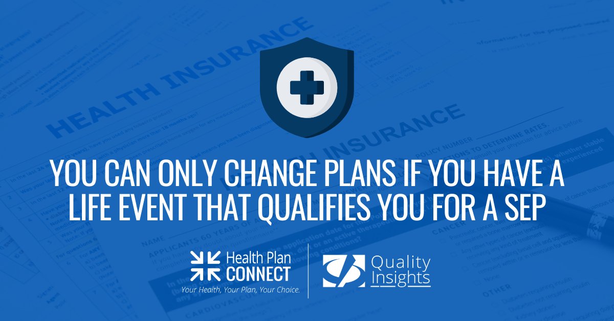 DEHealthPlan's tweet photo. Outside of Open Enrollment, you can only change plans if you have a life event that qualifies you for a Special Enrollment Period (SEP).

If you aren’t sure - we're here to help! Learn more ➡️ https://t.co/8DQaFzk3rS 

#MarketplaceSEP #SEP #SpecialEnrollmentPeriod #Delaware https://t.co/06H2PGAzQV