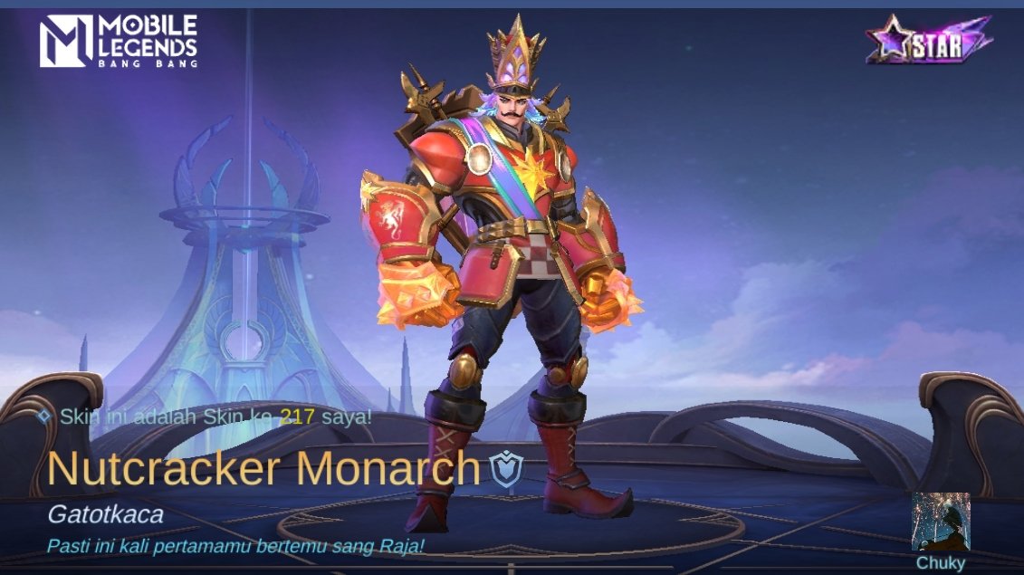 Oby_Chukz's tweet photo. Saya baru saja mendapatkan Skin baru Nutcracker Monarch di Mobile Legends: Bang Bang! Ayo kita berhadapan melawan Player MOBA terbaik dunia bersama-sama! 
https://t.co/gjQsBMek4V https://t.co/raPoTXqxFh