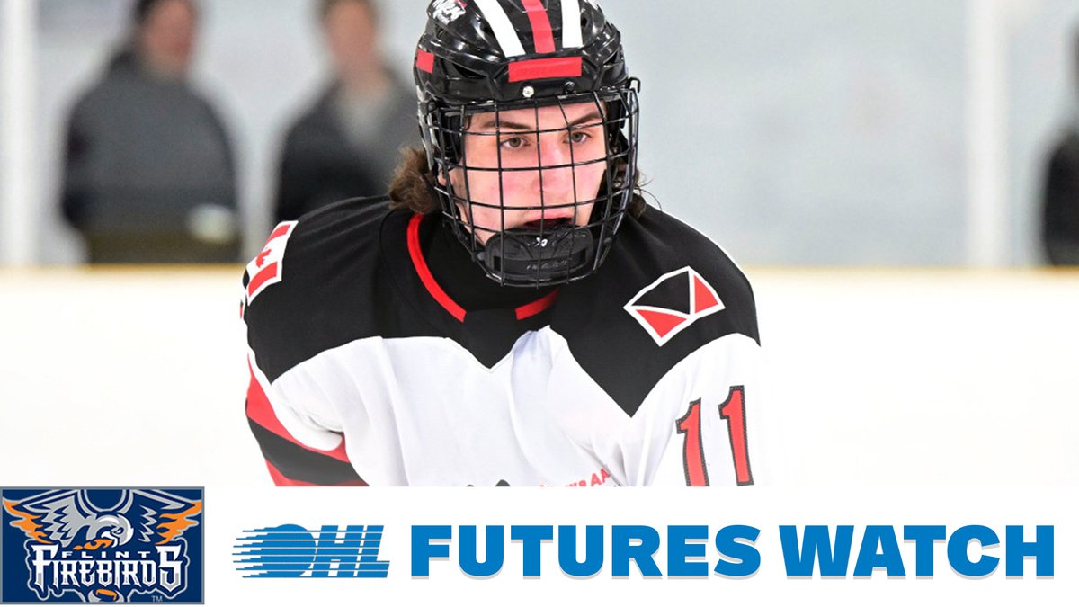 OHLHockey's tweet image. #OHL Futures Watch: @FlintFirebirds 

The Birds bolstered their forward ranks with four attackers selected in the opening three rounds of the 2024 #OHLDraft. 

WATCH 🎥: tinyurl.com/mryjscwh