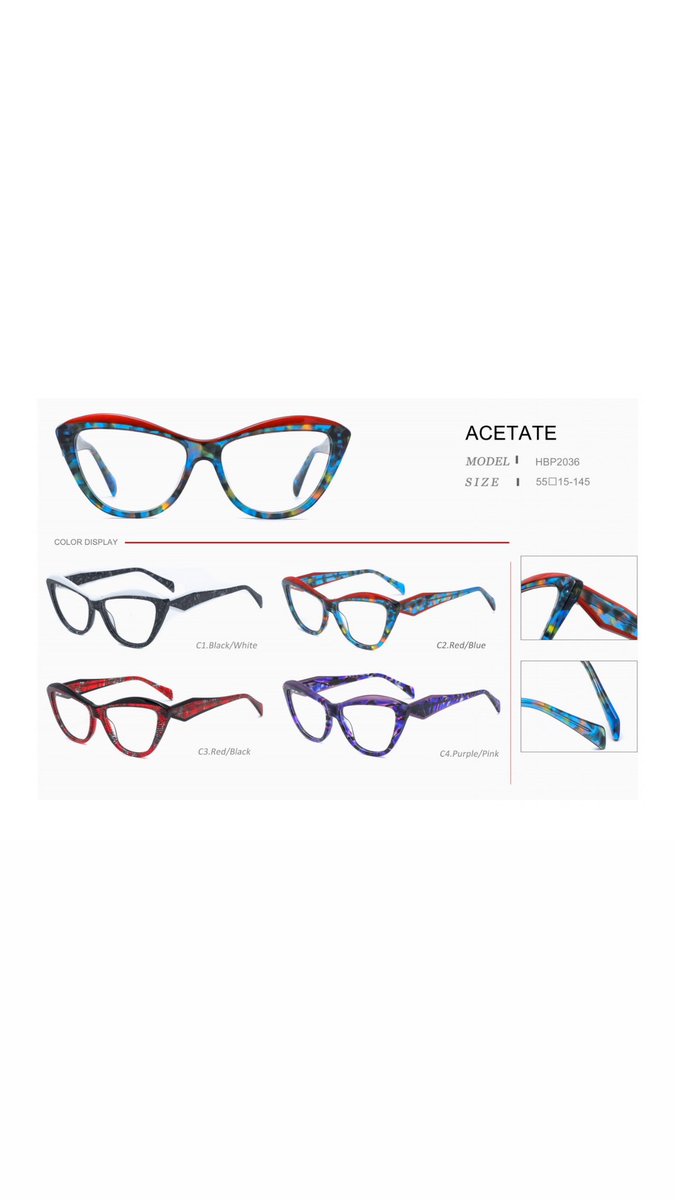 Visual_Glorious's tweet photo. Come on ! 2024 latest collections optical frames &amp; sunglasses all in the Visual Glorious eyewear co;Ltd.
Welcome to place order
whatsapp me+86 13506660101

#VisualGlorious #eyewear #newstyles #newcollection #collection2024#lamination acetate #eyewearfashion https://t.co/bcMZvJuP4o