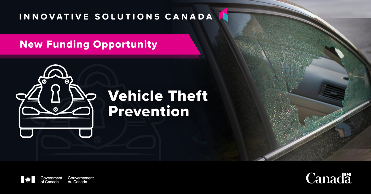 ISED_CA's tweet image. Let’s work together to prevent #VehicleTheft! 

#CdnInnovators: Send us your proposed solutions by September 25, 2024, and you could receive a grant to bring your idea to life.

Submit your proposal: ised-isde.canada.ca/site/innovativ…