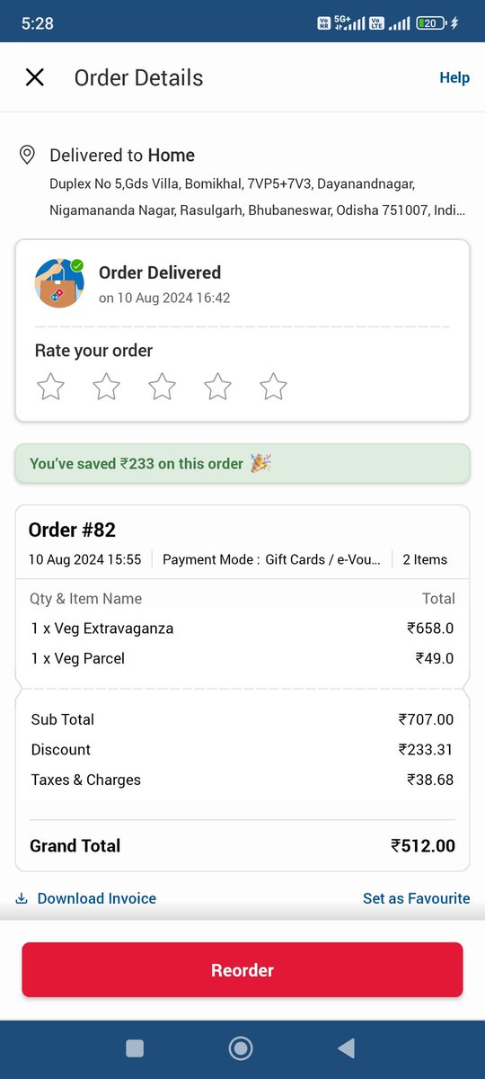 koolbijay's tweet photo. @dominos_india when raising a complaint, no ticket id is generated and no refund is made till now for 30mins guarantee, details shared in dm https://t.co/RrGPmtGmPu