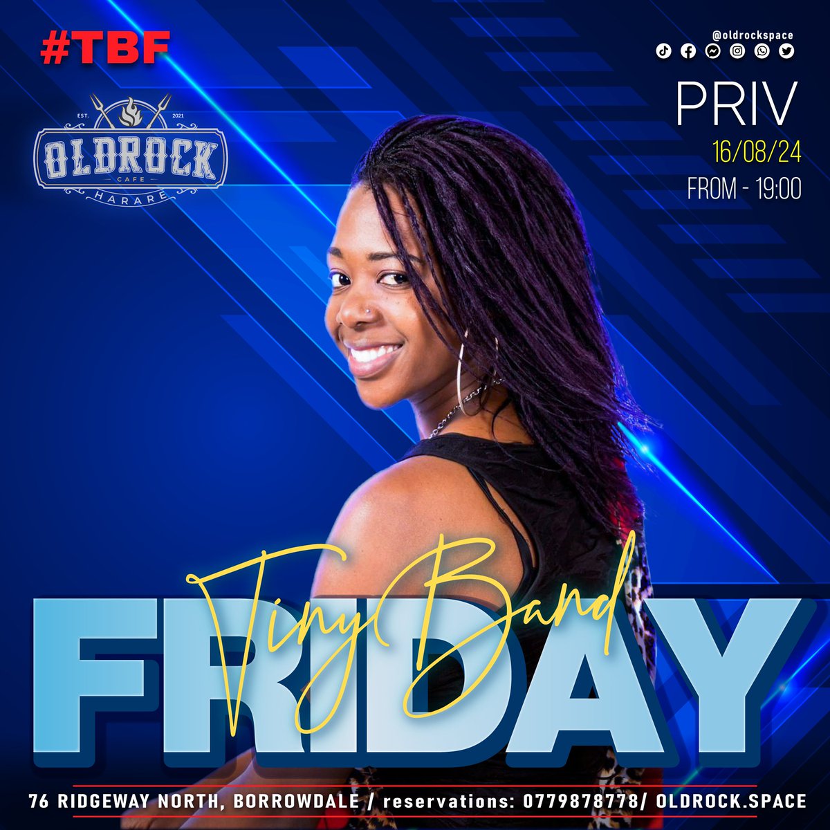 oldrockspace's tweet image. Tiny Band Friday is on this Friday with Priv taking you to another place with music that speaks to your vibe and rhythm. Enjoy food and drinks at the Old Rock Cafe and get on the dance floor in the spirit of summer&apos;s warmer nights. #OldRockCafe #Foodie #Dance #Drinks #Laughter