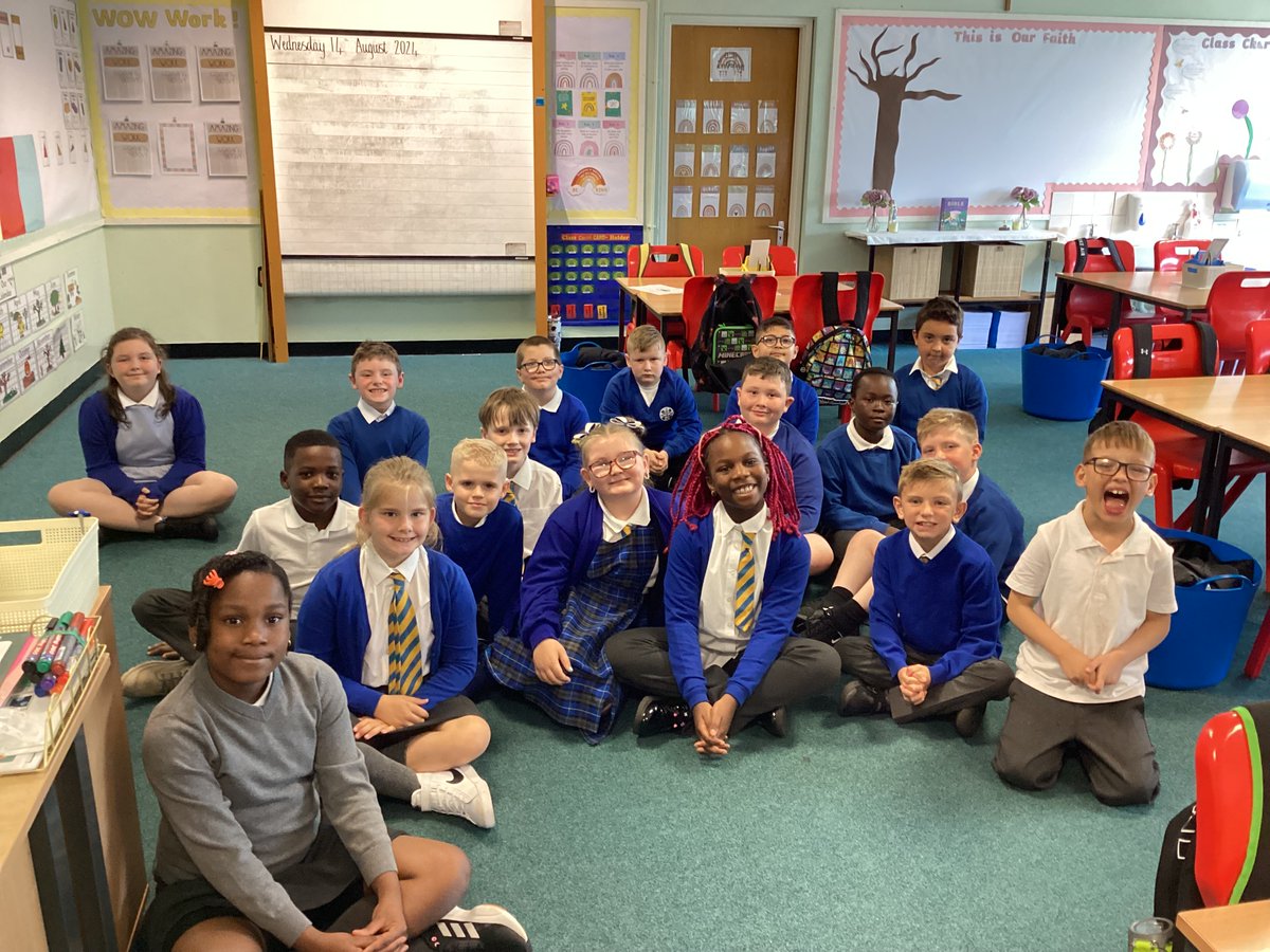 SMOS_P5_MissD's tweet photo. A great start to Primary 5. We learnt a little bit about each other during maths time. We made an ‘All About Me’ sheet for our friends to answer. The answers to the sums told them things about us! 📝❤️@ @SMOSPrimary https://t.co/bqi8xreX0f