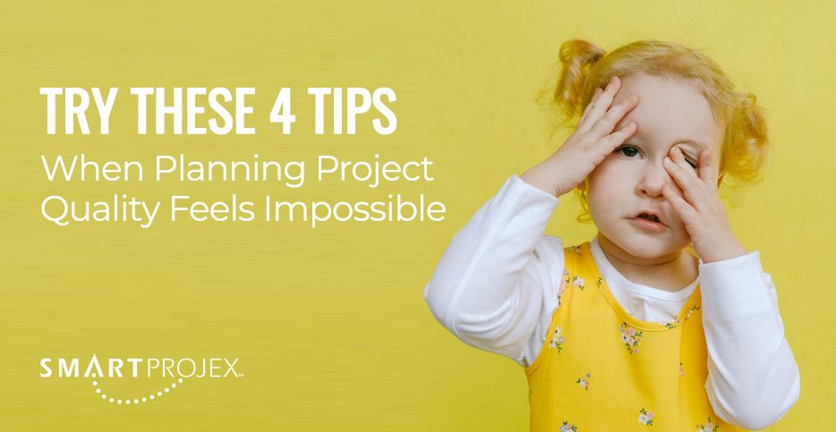 SMARTPROJEX's tweet image. 4 Tips to Plan Project Quality, Even When it Seems Impossible #smartprojex #projectquality #projectmanagement #qualitycontrol smartprojex.com/planning-proje…