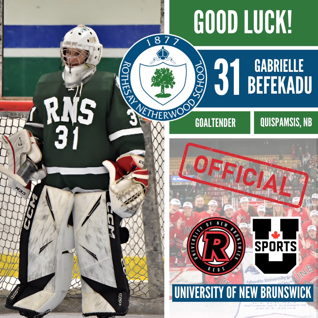 RNSPrepHockey's tweet photo. UNI COMMIT π₯
Gab Befakadu β‘οΈ @unbwhockey
Congratulations, Gab! Best of luck next year!
#OnceARiverhawk https://t.co/ixjagEekl1
