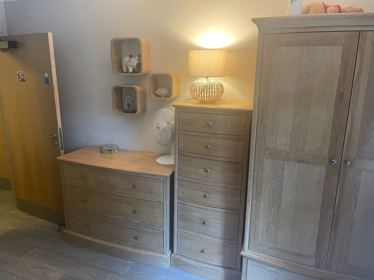StAnnesCom's tweet photo. Making our clients feel at home is a key part of our person-centred care. Three weeks ago our Creykes Lodge service welcomed a new client who has a love for Peter Rabbit, so our amazing team stepped up and decorated her bedroom. Well done team! 👏 #proud #care #Charity #Rawcliffe https://t.co/JlHN16JdPL