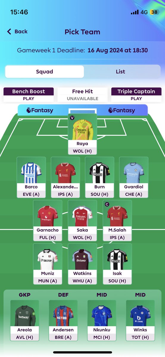 stuartrea2003's tweet photo. @FPL__Raptor 0.5m in the bank https://t.co/AGxrAcgcKp