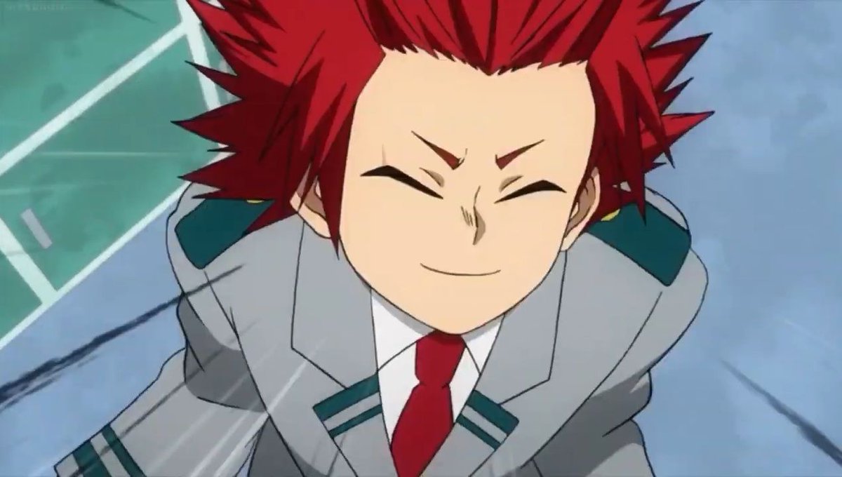 Horikoshi did such a great job with Kirishima's design that he created a guy that is so lovable and charismatic that even though he is not that relevant anymore he is still a lot of ppl favorite character and that says a lot about him ily Kirishima ❤️🫂