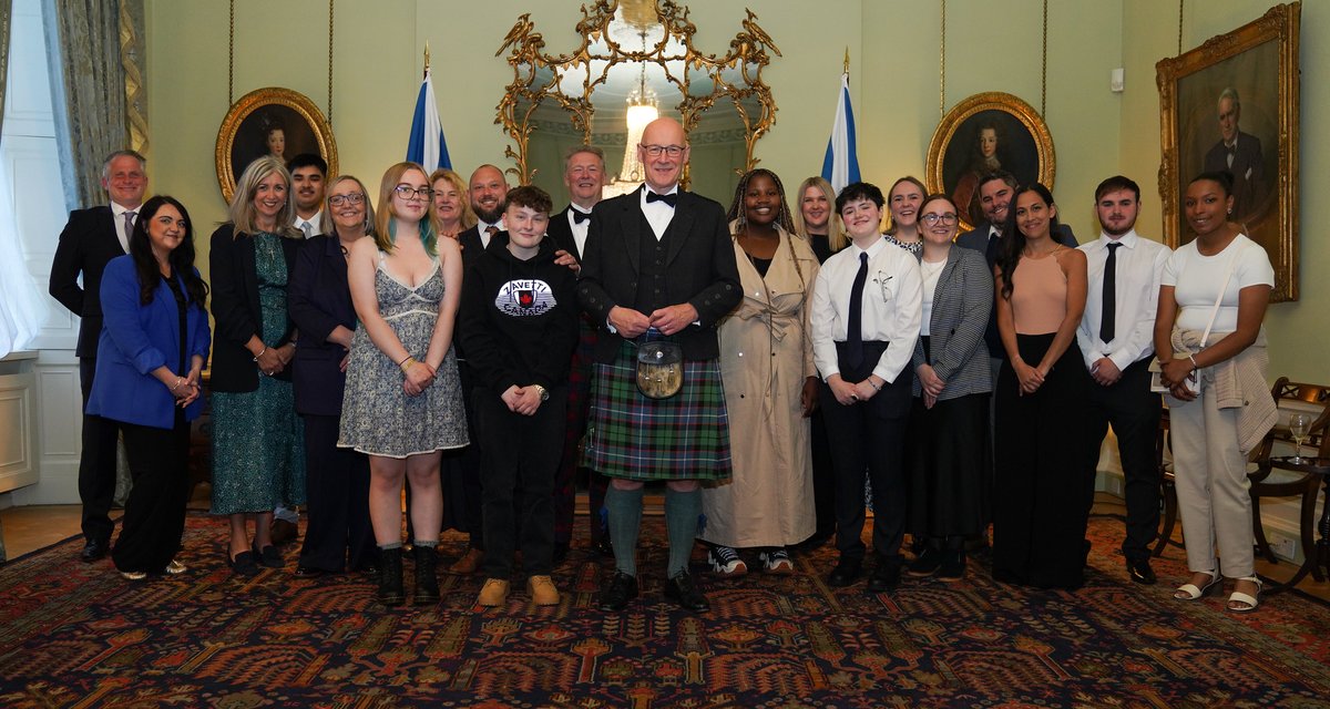 First Minister (@scotgovfm) on Twitter photo Young people from @HeavySoundCIC, <a href="/YoungScot/">Young Scot</a> and @StreetSoccerSCO joined First Minister <a href="/JohnSwinney/">John Swinney</a> at Bute House before accompanying him to the Royal <a href="/EdinburghTattoo/">Edinburgh Tattoo</a>.
Eradicating child poverty is a national mission for @ScotGov and the First Minister’s top priority. Young people from @HeavySoundCIC, <a href="/YoungScot/">Young Scot</a> and @StreetSoccerSCO joined First Minister <a href="/JohnSwinney/">John Swinney</a> at Bute House before accompanying him to the Royal <a href="/EdinburghTattoo/">Edinburgh Tattoo</a>.
Eradicating child poverty is a national mission for @ScotGov and the First Minister’s top priority.