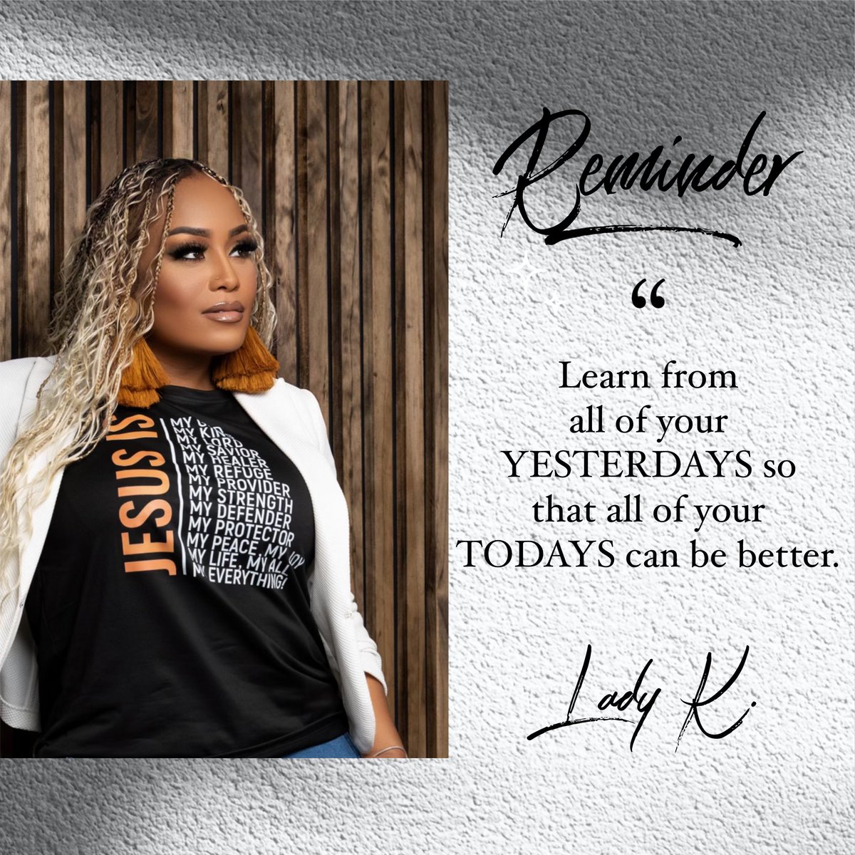 Throwing away yesterday’s lesson will cause you to miss tomorrow’s blessing. Before you throw out the past, make sure you collect all the lessons learned and carry them forward with you. #TransferableSkills