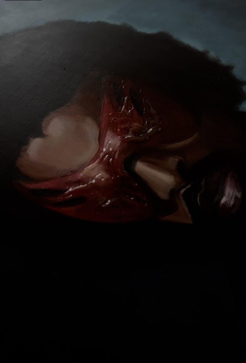 makeuparish's tweet image. 24 - La Fève. acrylic