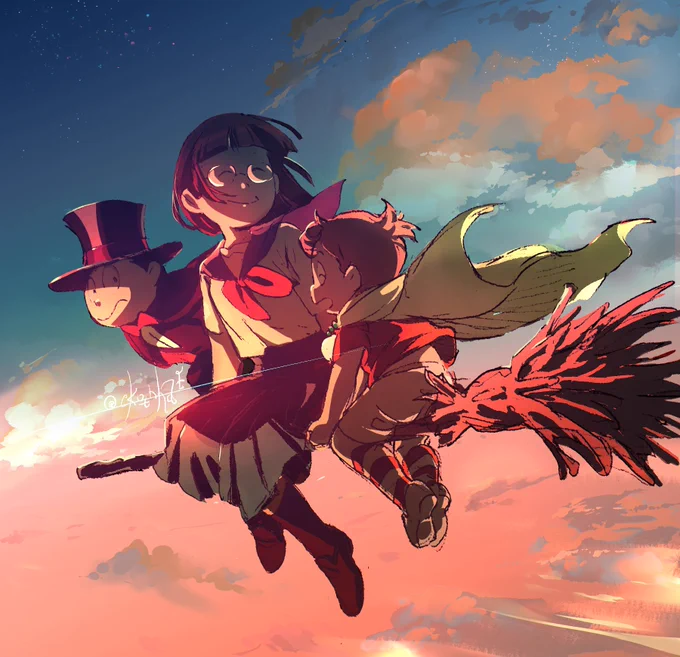 +2+空中ドライブ ちゃんは魔女っ子if