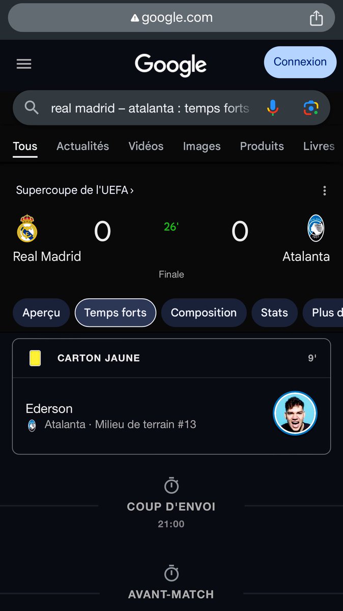 DjKi2la's tweet photo. Qui a fait ça 😅 @GoogleFR !! C’est pas le bon @Ederson31M on est d’accord 😅 https://t.co/JZUt7A5VWU