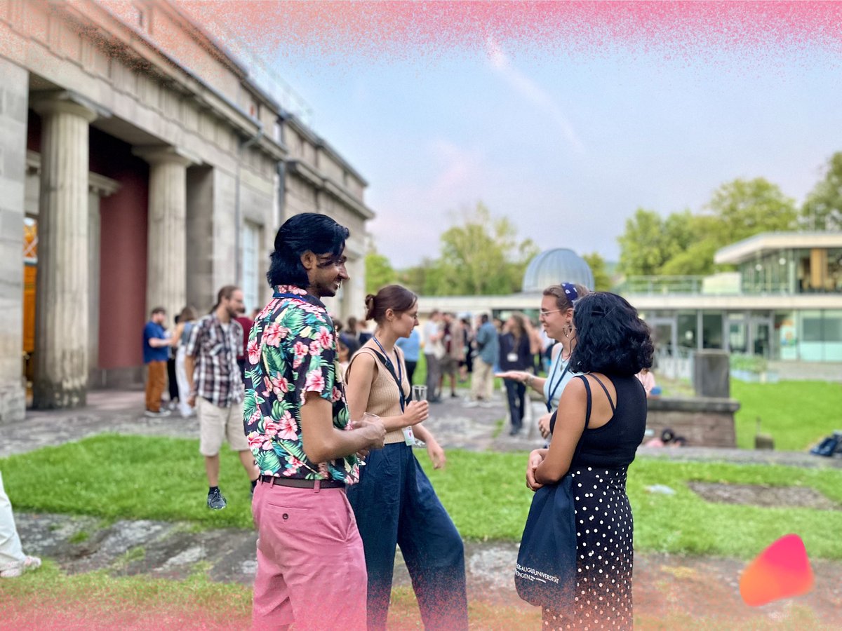 LinGoettingen's tweet photo. Started the DGfS Summer School with a wonderful evening reception! Great conversations, warm welcomes, and a perfect start to an exciting week ahead. 🎉 🥂

@vicomprogramme @DGfS_eV 

#lingoe #vicom https://t.co/q3j2bhVkGn