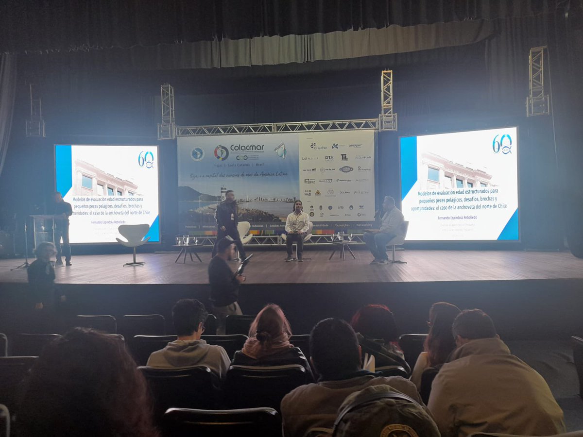 fdoespin's tweet photo. Presentando las evaluaciones de PPP y el caso de la anchoveta norte en #COLACMAR Brasil 🇧🇷 2024 … @OceanaChile @oceana @ifop_periodista https://t.co/TEAt0smaDO