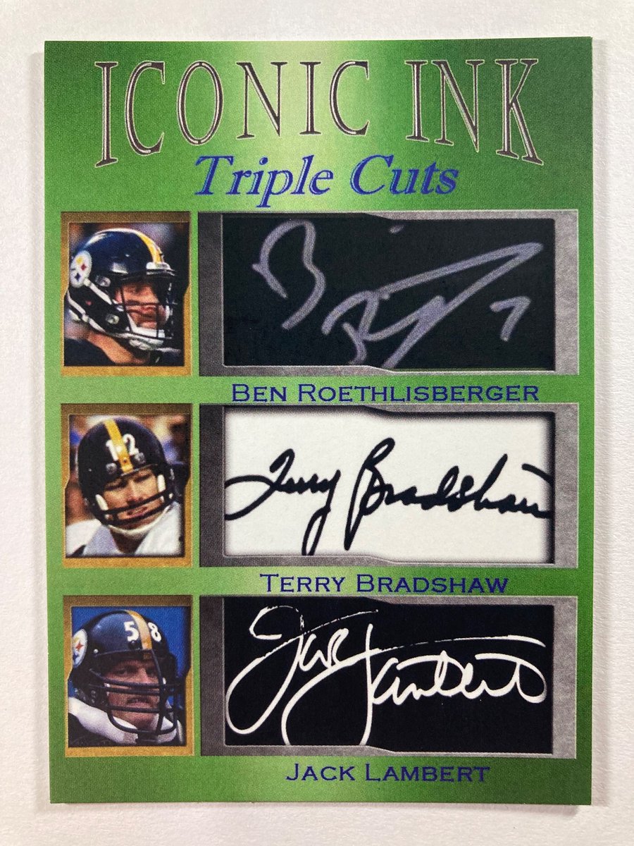 1218Sports's tweet image. 🎁Appreciation Day Giveaway🎁

Winner Announced Tuesday

🔥Ben Roethlisberger/Terry Bradshaw/Jack Lambert Iconic Ink Triple Cuts Triple Auto Facsimile

To enter
1. Follow
2. Retweet
3. Like