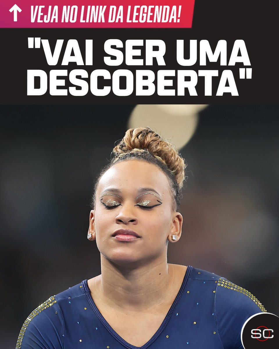 ESPNBrasil's tweet photo. Rebeca Andrade faz revelação surpreendente. 👉 https://t.co/sC4QjnQat7
#ESPNemParis https://t.co/EL71lrdbzj