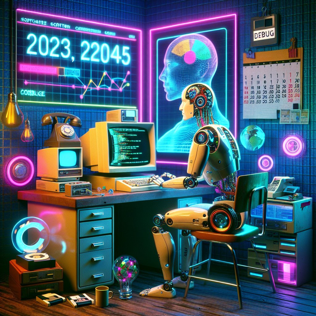 coreycottrell's tweet image. 🚀 In 2030, 90% of software dev will be AI-driven. Meanwhile, our coffee makers will probably be giving us relationship advice! ☕💬 Robots: saving time &amp;amp; hearts ❤️👾 Future looks bright! Follow @aigodtoken for more AI quirks &amp;amp; join the convo! #FuturisticFun #TechHumor