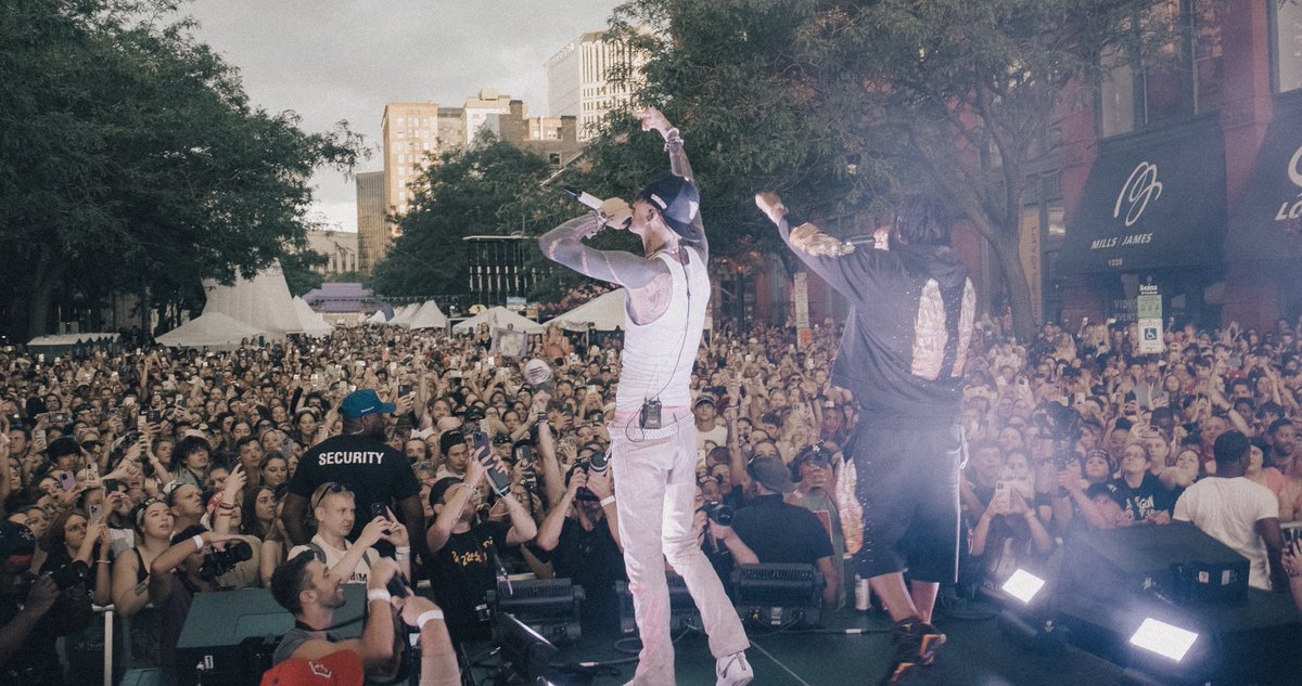 machinegunkelly's tweet photo. thank you to every fan who traveled from all over the world and every local who came to MGK day weekend in Cleveland. this was history. https://t.co/dErtEnJlLi