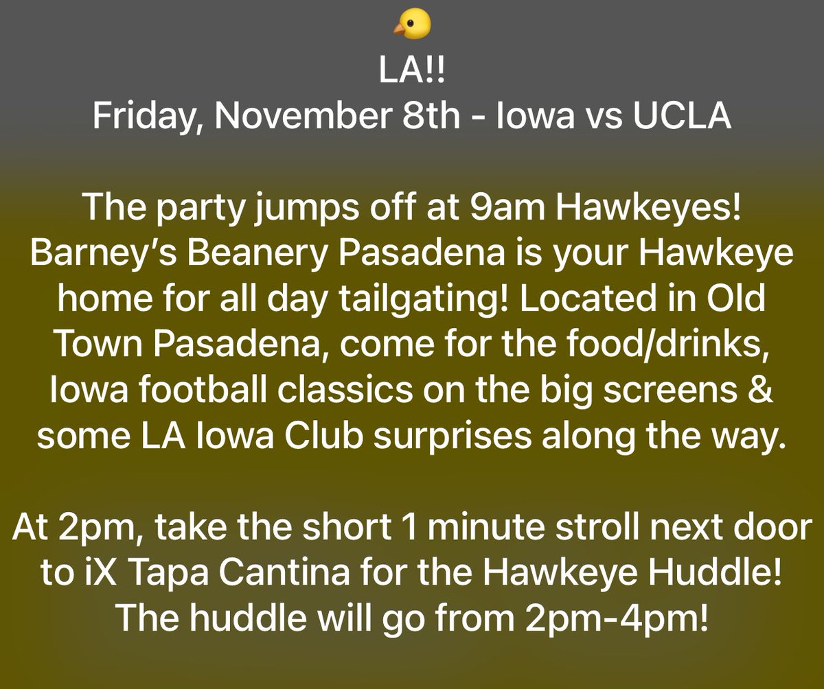 LA Iowa Club tweet media