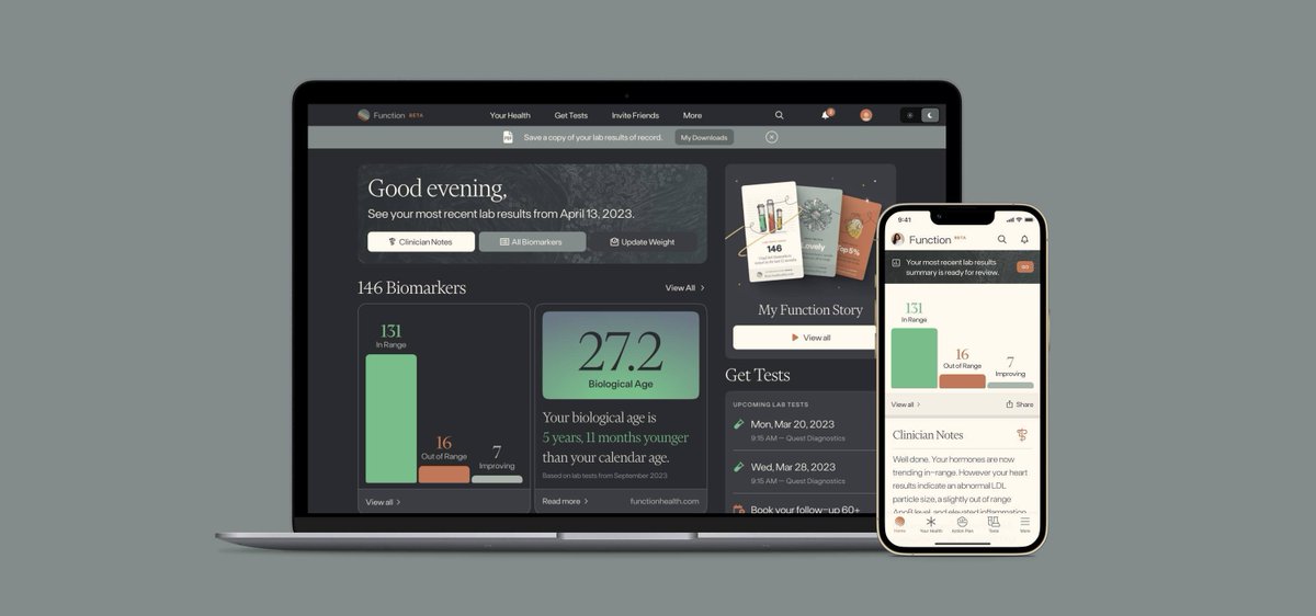 We're Hiring! — Are you an experienced product designer interested in helping people live their healthiest, longest lives? We'd love to chat about open roles. Please have an updated portfolio of recent work. Apply here: function-health.breezy.hr/p/d1ee1163f615…
