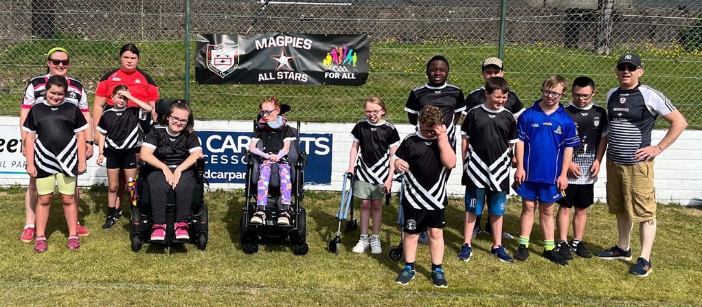 MidletonGaa's tweet photo. The Magpies All-Stars enjoyed an excellent three days at the Midleton GAA One Club Skills Camp this week.
The players were thrilled to meet some of our outstanding Midleton and Cork players, including Bríon Saunderson, Conor Lehane, and Orlagh Farmer. 
Magpies All-Stars Abú https://t.co/jiIHzwqbih