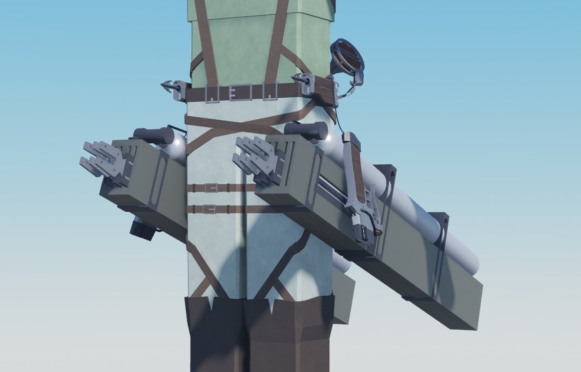 brenan1111's tweet photo. Omni-Directional Mobility Gear from Attack on Titan
#Roblox #RobloxBuilds #Robloxdev https://t.co/QwQJkGOQza