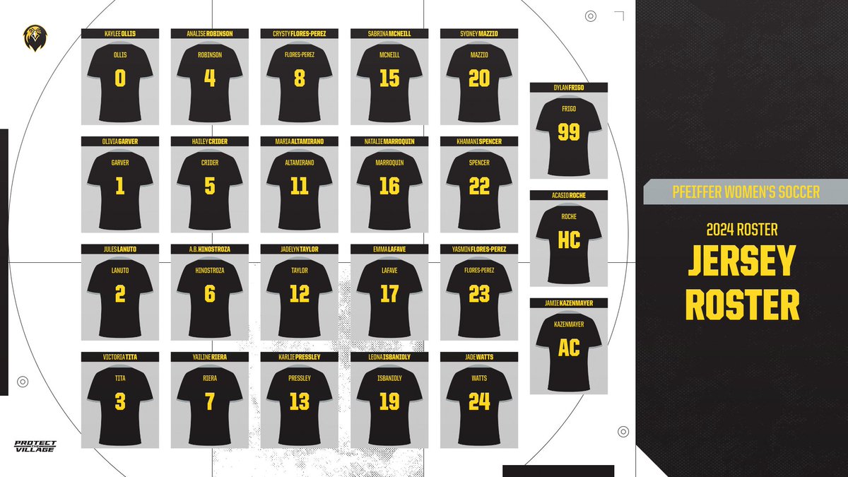 The 2024 Pfeiffer women's soccer preseason begins on Thursday!