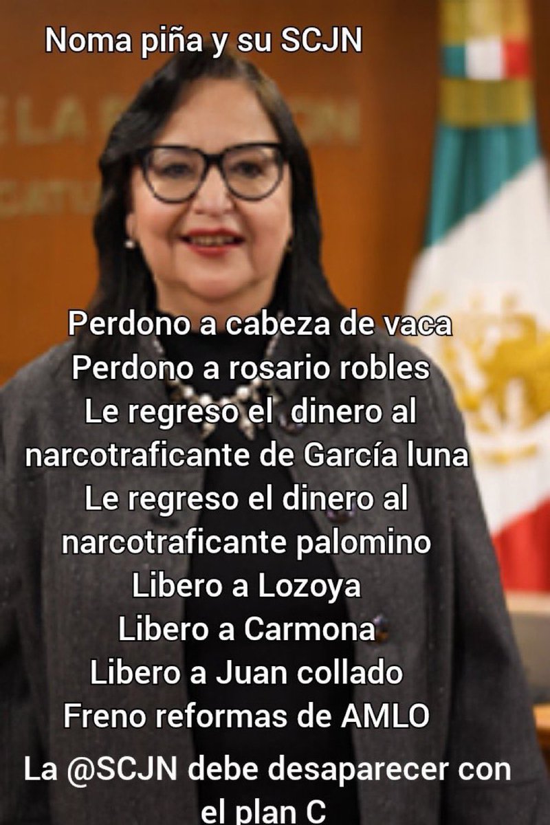 odette_irma's tweet photo. MIERCOLES PRIORITARIO! SUCEDIO DE MADRUGADA AUTORIDADES SALEN EL PRESIDE... https://t.co/vO72V42Uph vía @YouTube…
@SCJN
#NidoDelincuencial
#MagistradosTraidoresALaPatriaYAlPueblo
#CartelDeTogaYBirreteCinicos
#MagistradaPiñaCriminal
@_NormaLuciaP
#Plan_C_Va🌹 https://t.co/xhpitqkxOC