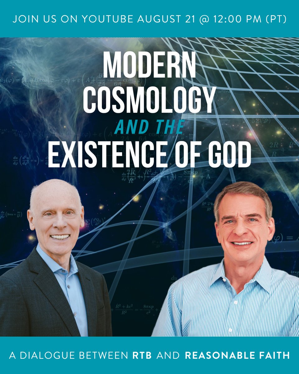 RTB_KSamples's tweet image. I'm hosting/moderating this engaging science-faith discussion next week.

Get notified when the live stream begins by following the link: 

youtube.pulse.ly/12oiu3nueu

#cosmology #GodsDesign