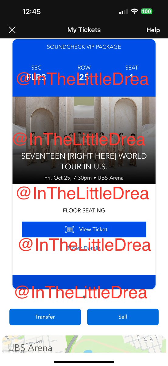 InTheLittleDrea's tweet photo. (WTS) 1 VIP Soundcheck floor ticket to Seventeen in New York, UBS Arena

Corner barricade

DM offers

PayPal g&amp;s okay

#SEVENTEEN https://t.co/IXsbiXBKs5