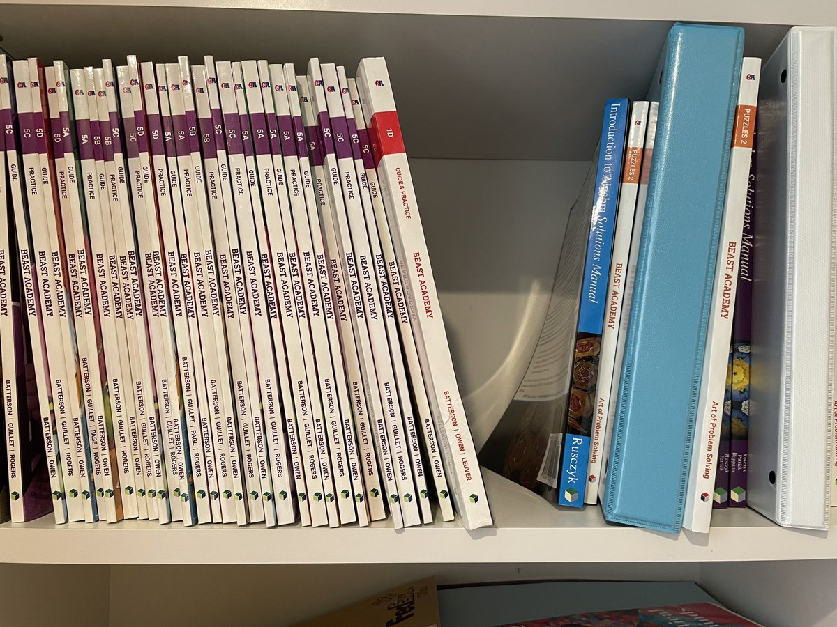 triangleMath's tweet image. Books and books and supplies and more all still arriving with much more to come - we’re excited that our new school year at trianglemathinstitute.com is starting in a bit over a week including a kickoff dinner party next Friday! #mtbos