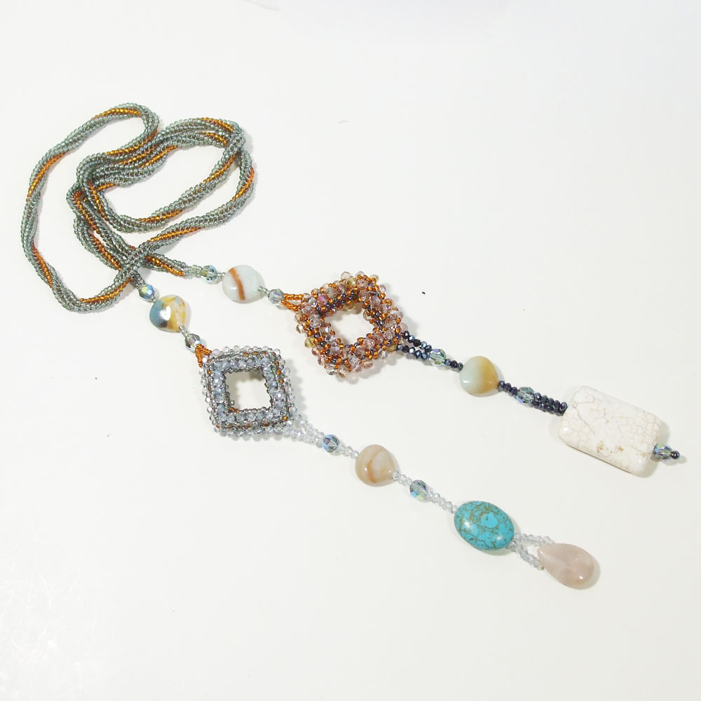SandeeJene's tweet image. JBSG. HandCrafted.  Beaded Lariat and Charm Bangles Necklace.  24 inch beaded cord around the neck,  Beaded Charm bangles at end of rope. Buy New: bit.ly/Shp-Wht-New    #JBSG    #WhatNew    #HandMade    #HandCrafted     #LariatNecklace     #CharmBangles